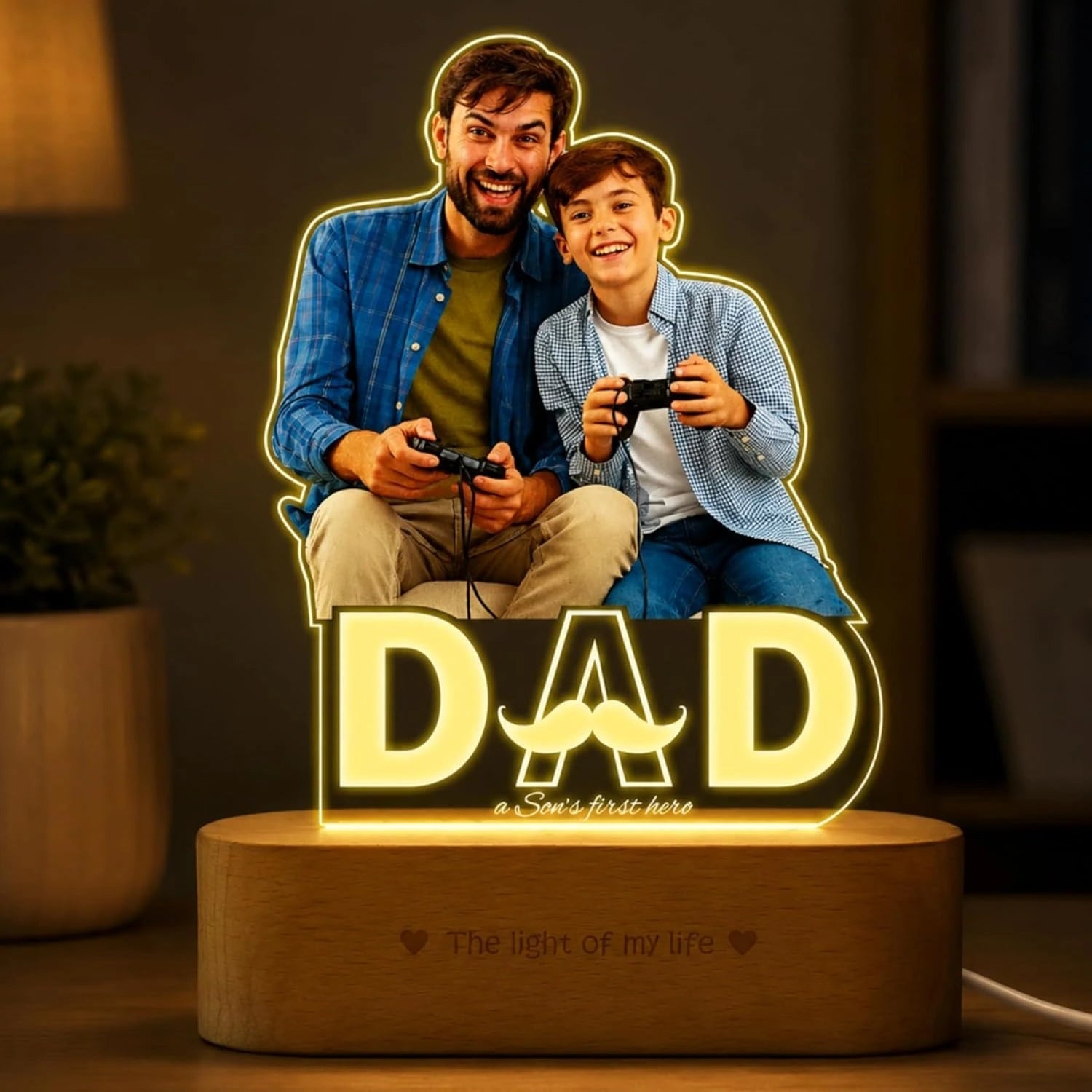 Best friend dad – Father’s day photo lamp