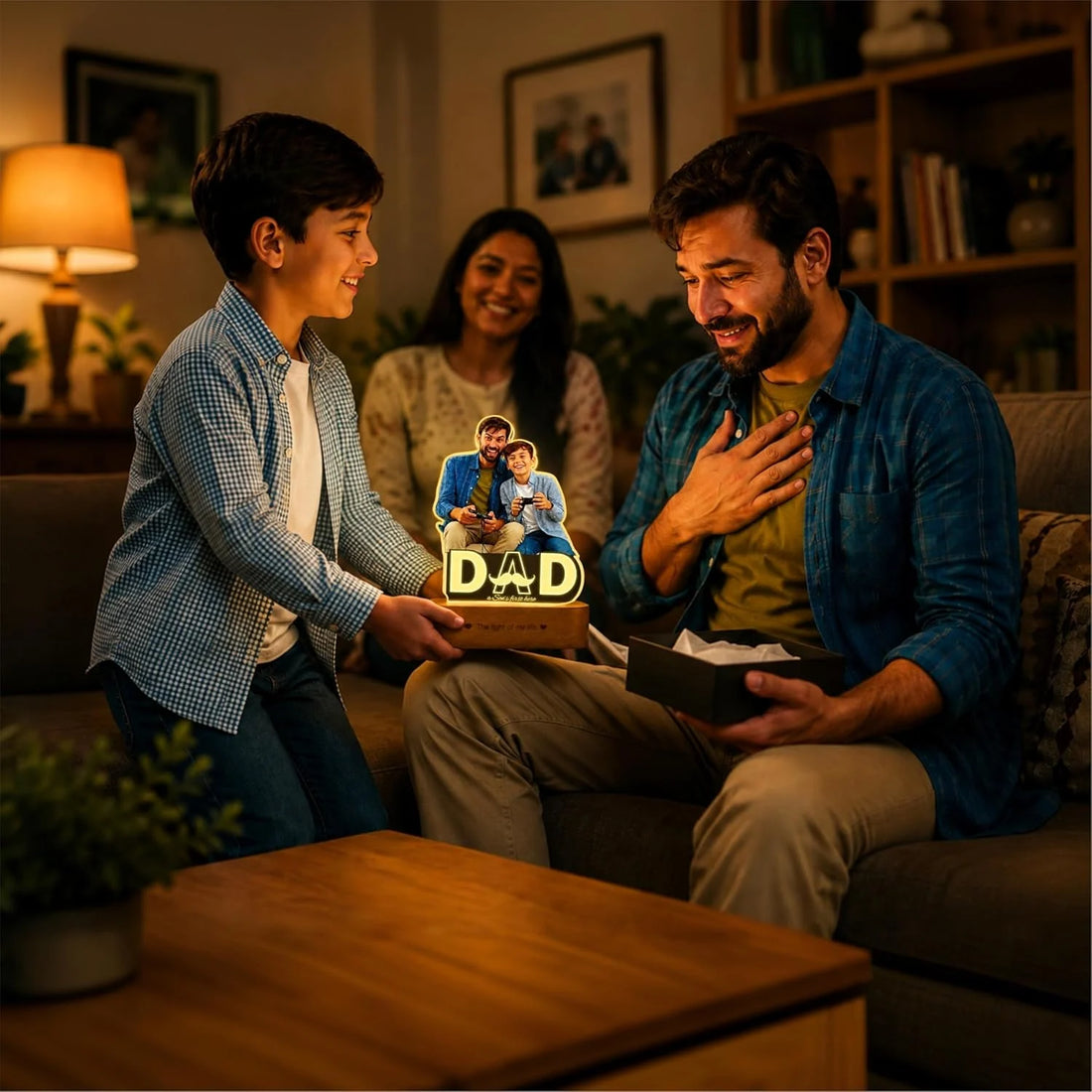 Best friend dad – Father’s day photo lamp