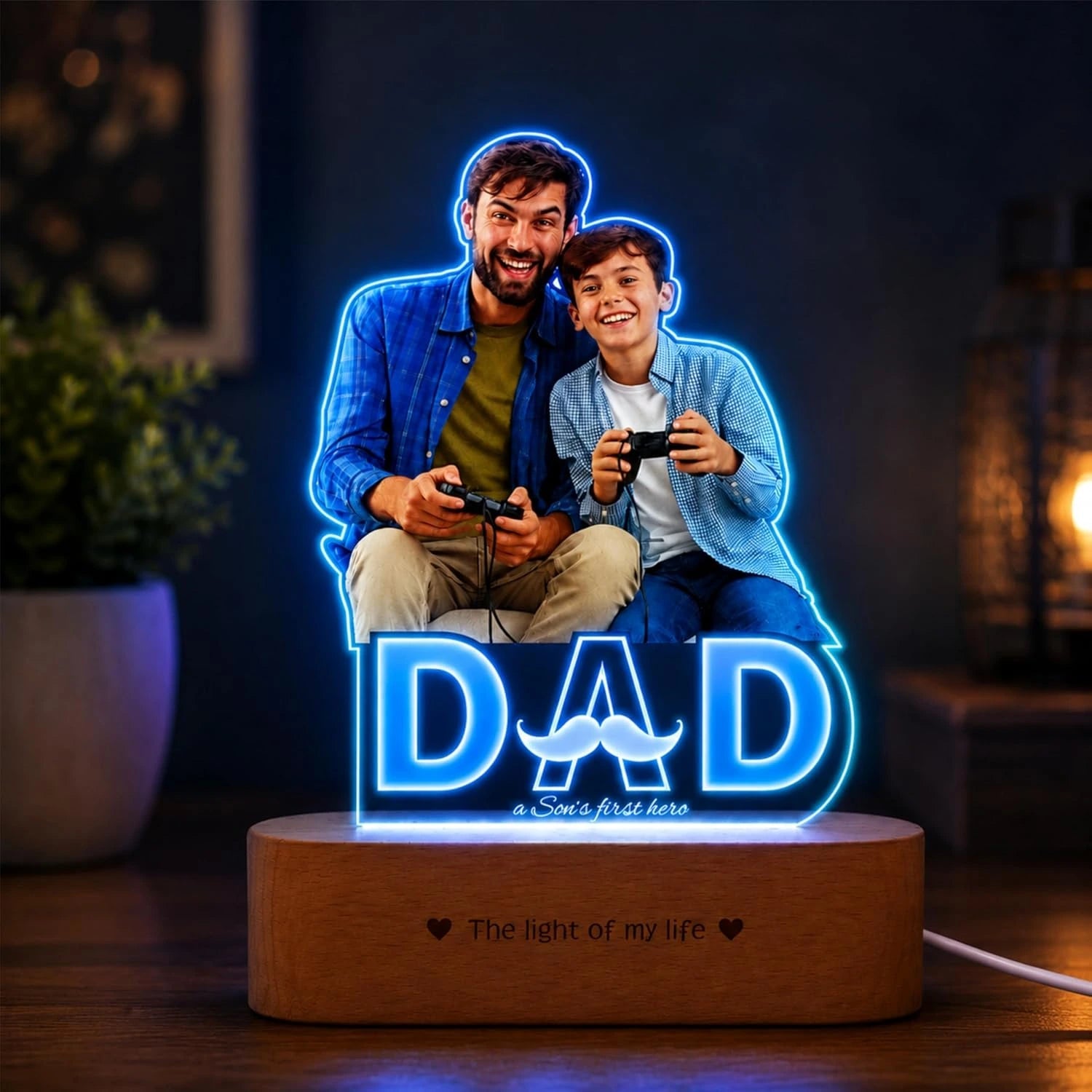 Best friend dad – Father’s day photo lamp