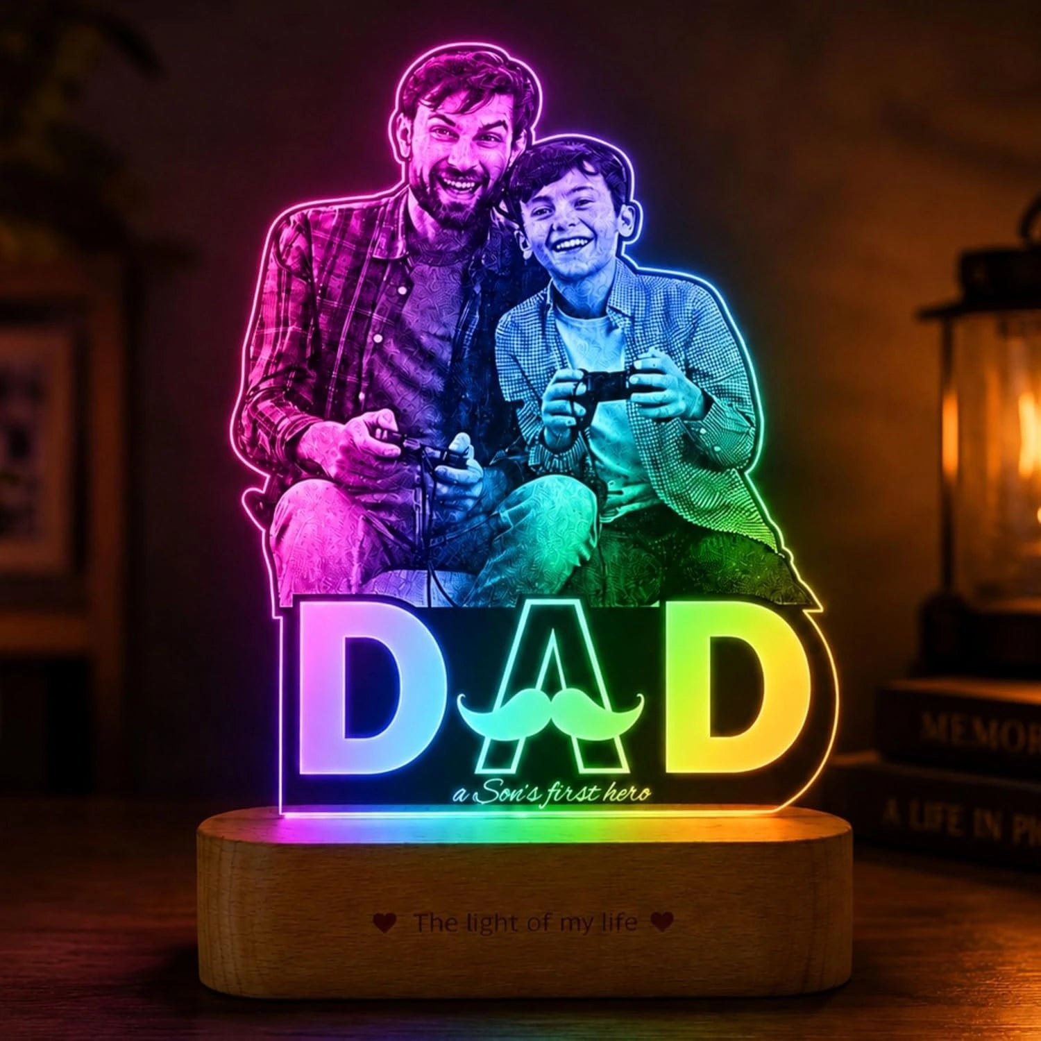 Best friend dad – Father’s day photo lamp