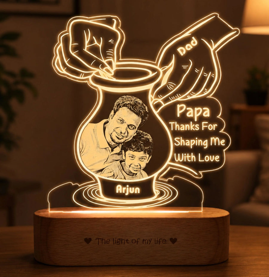 Mother’s Day Keepsake – Personalized Pottery-Themed Gift with Photo