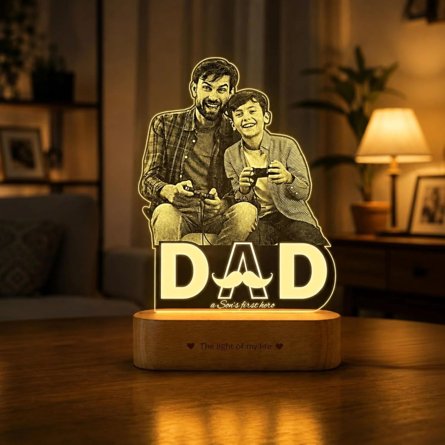 Best friend dad – Father’s day photo lamp