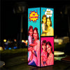 Personalized Mom Photo Lamp - Custom Color Pop Art Tower | Mother's Day Gift | 7 Photos | 11.5