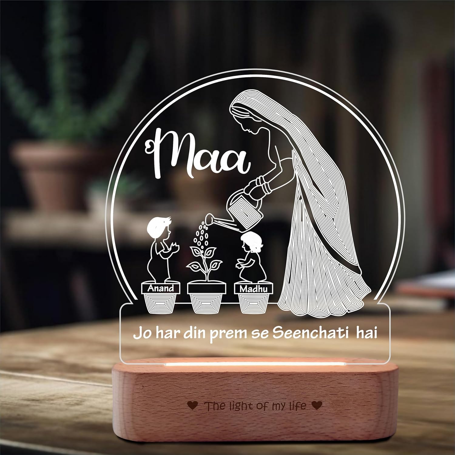 Mom – The One Who Makes Life Bloom | Creative Gift for Mom