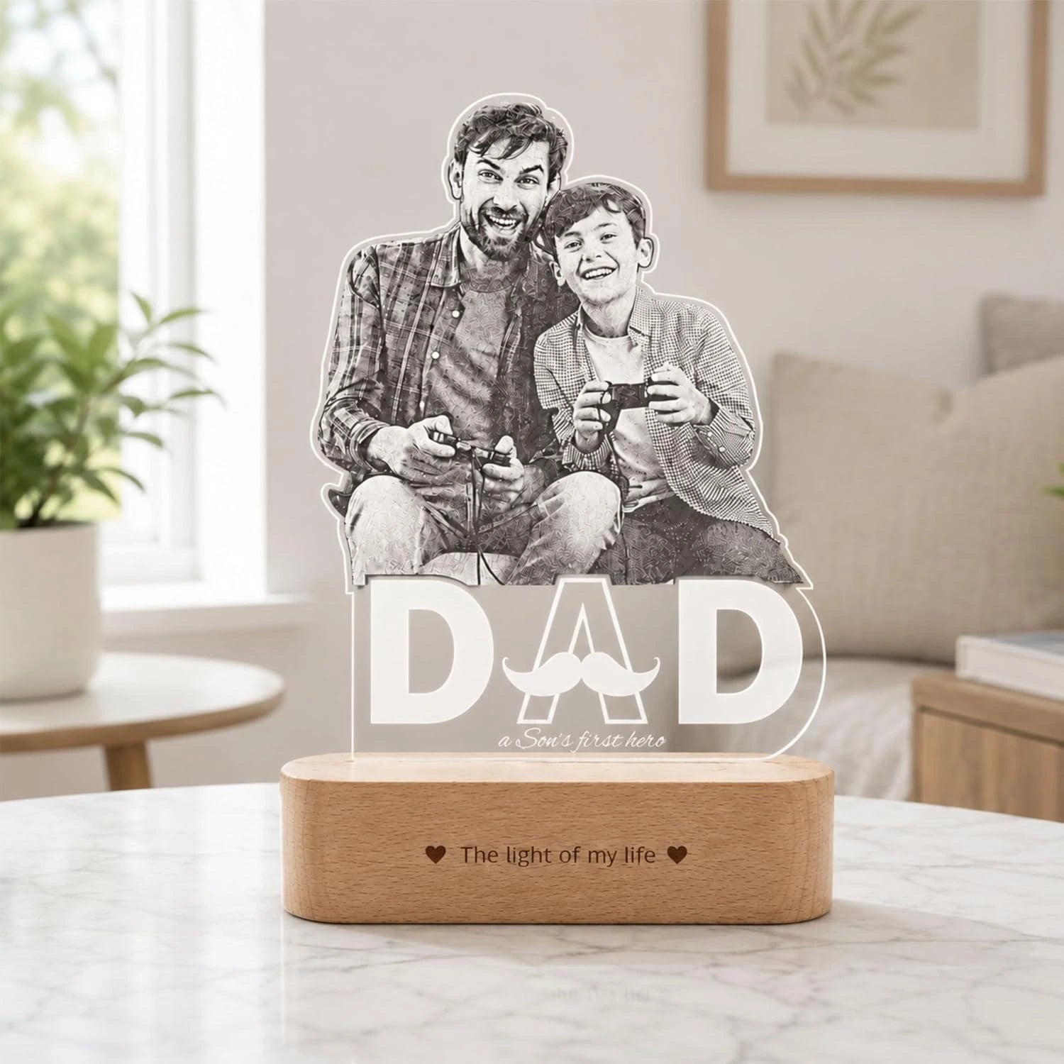 Best friend dad – Father’s day photo lamp