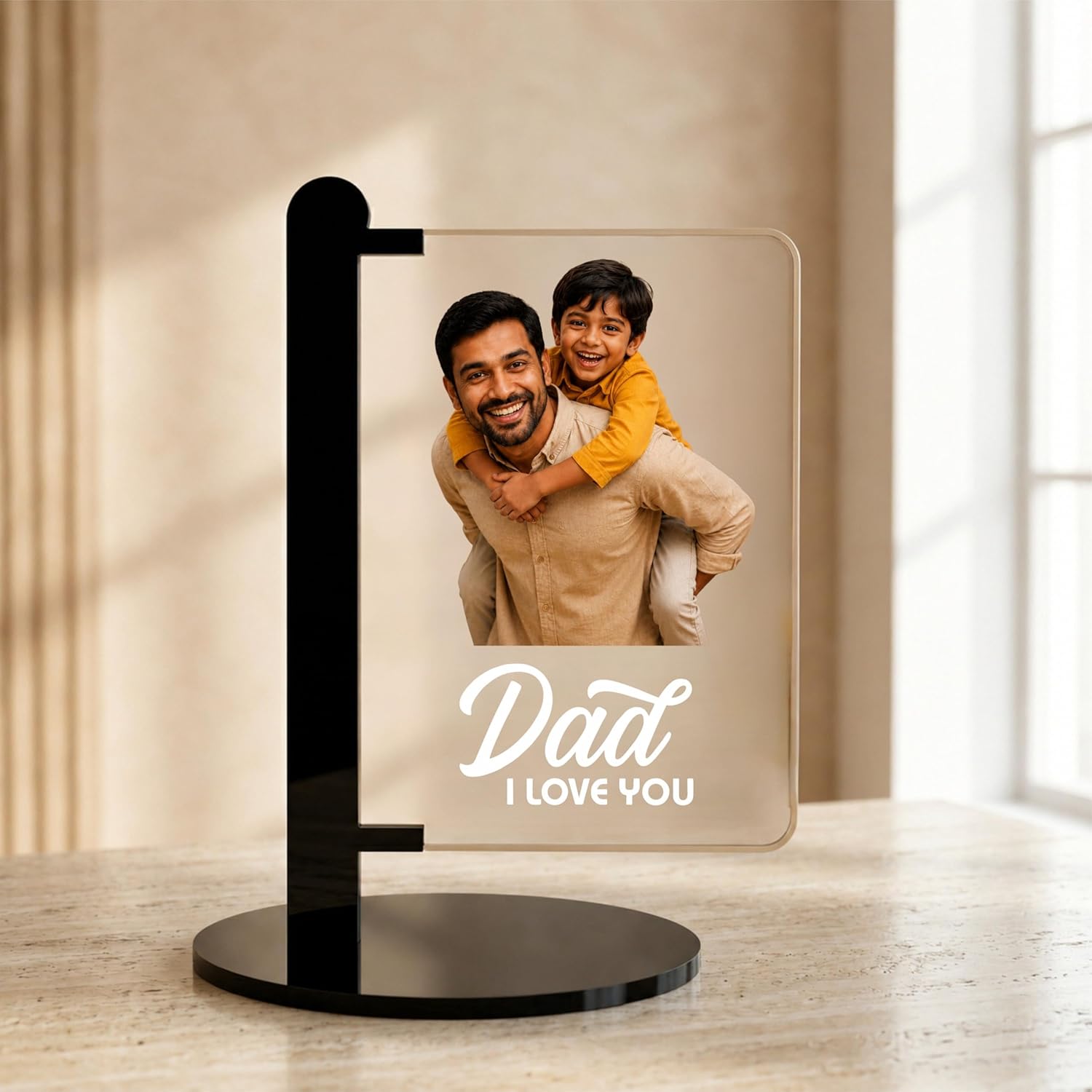 Dad & Me Lamp - Personalized gift for Father's Day