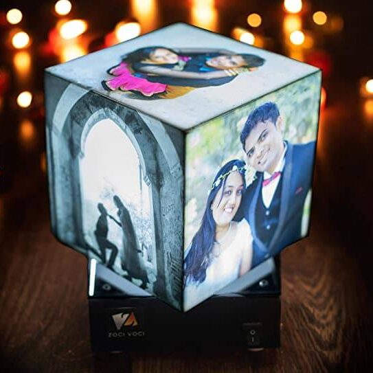Personalized gift - Nostalgia Rotating Photo Lamp