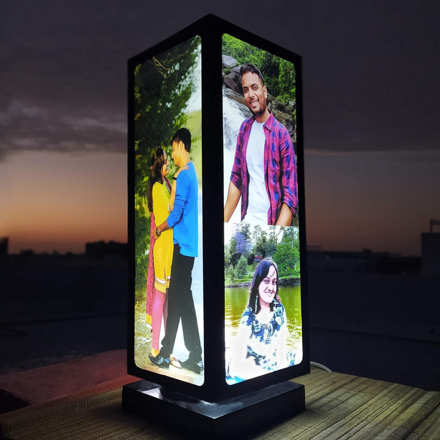 You & I Rotating photo lamp