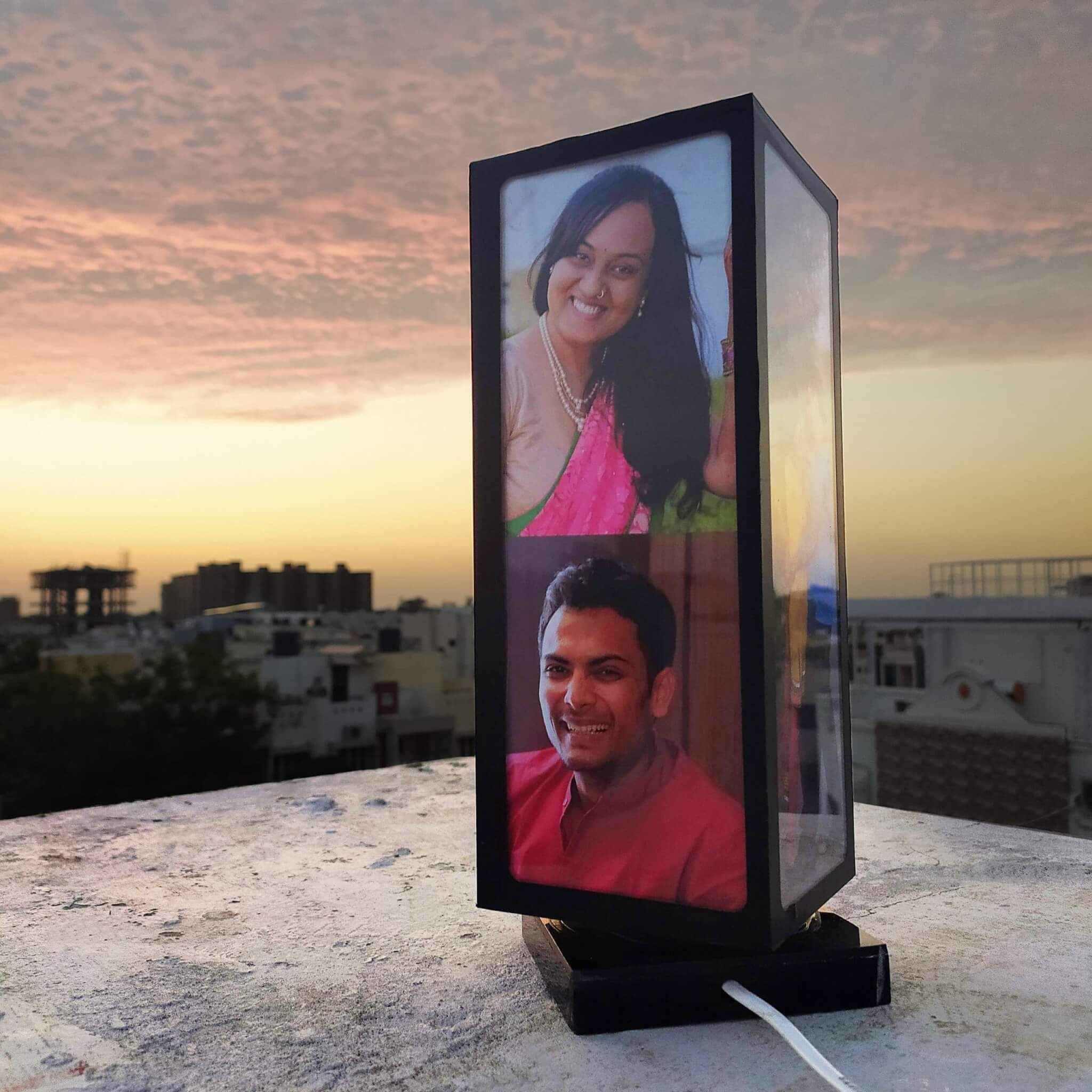 You & I Rotating photo lamp