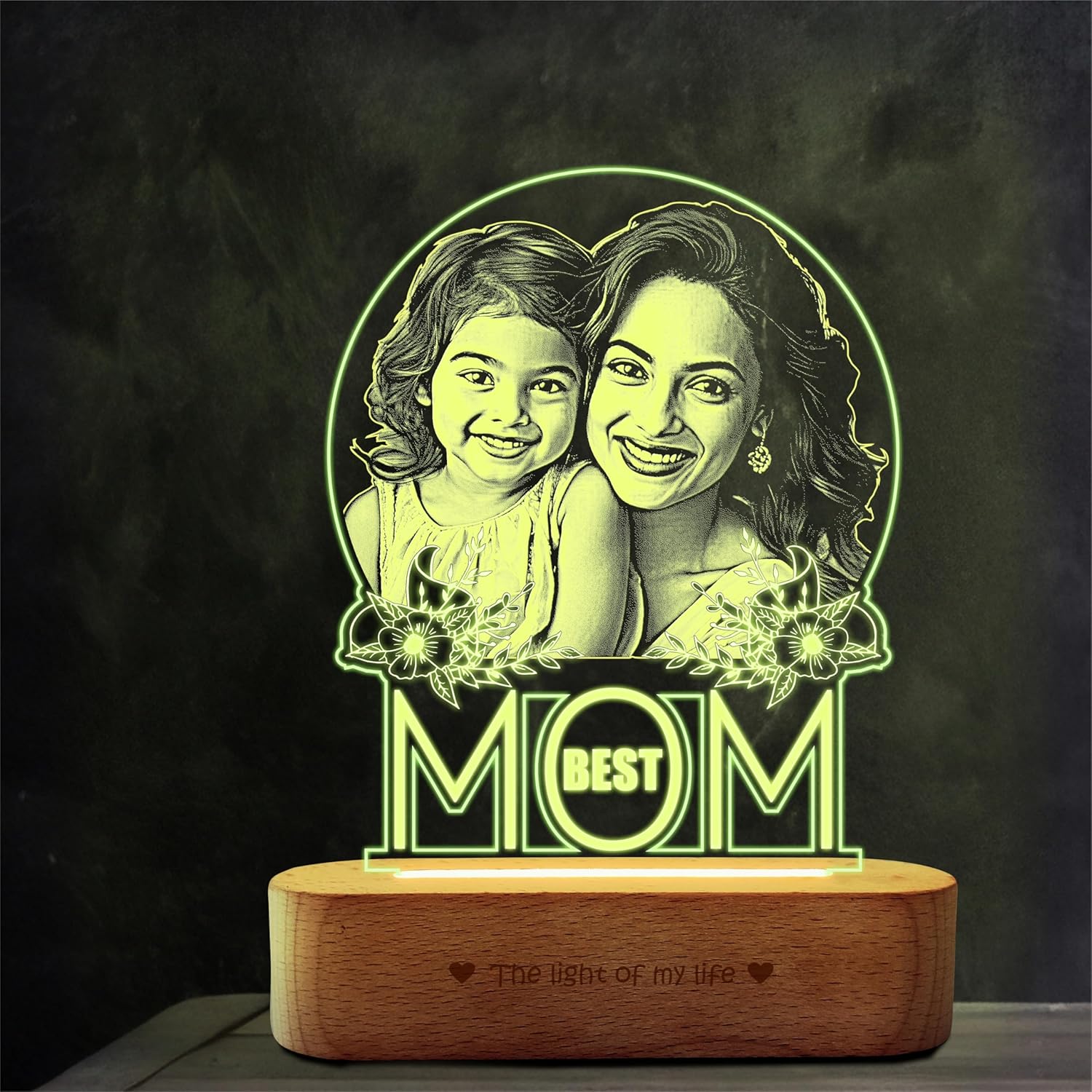 Best MOM – Personalized Acrylic Photo Lamp