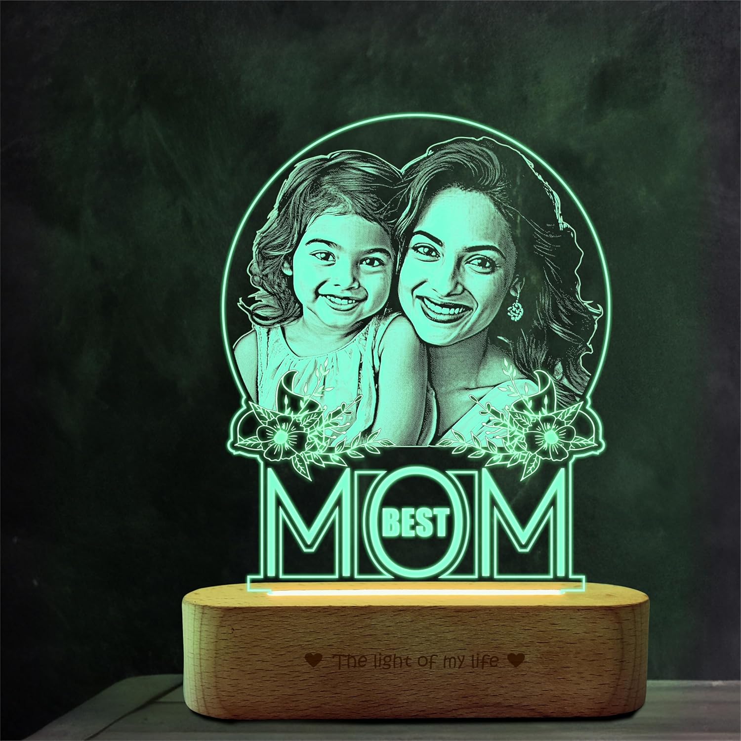 Best MOM – Personalized Acrylic Photo Lamp