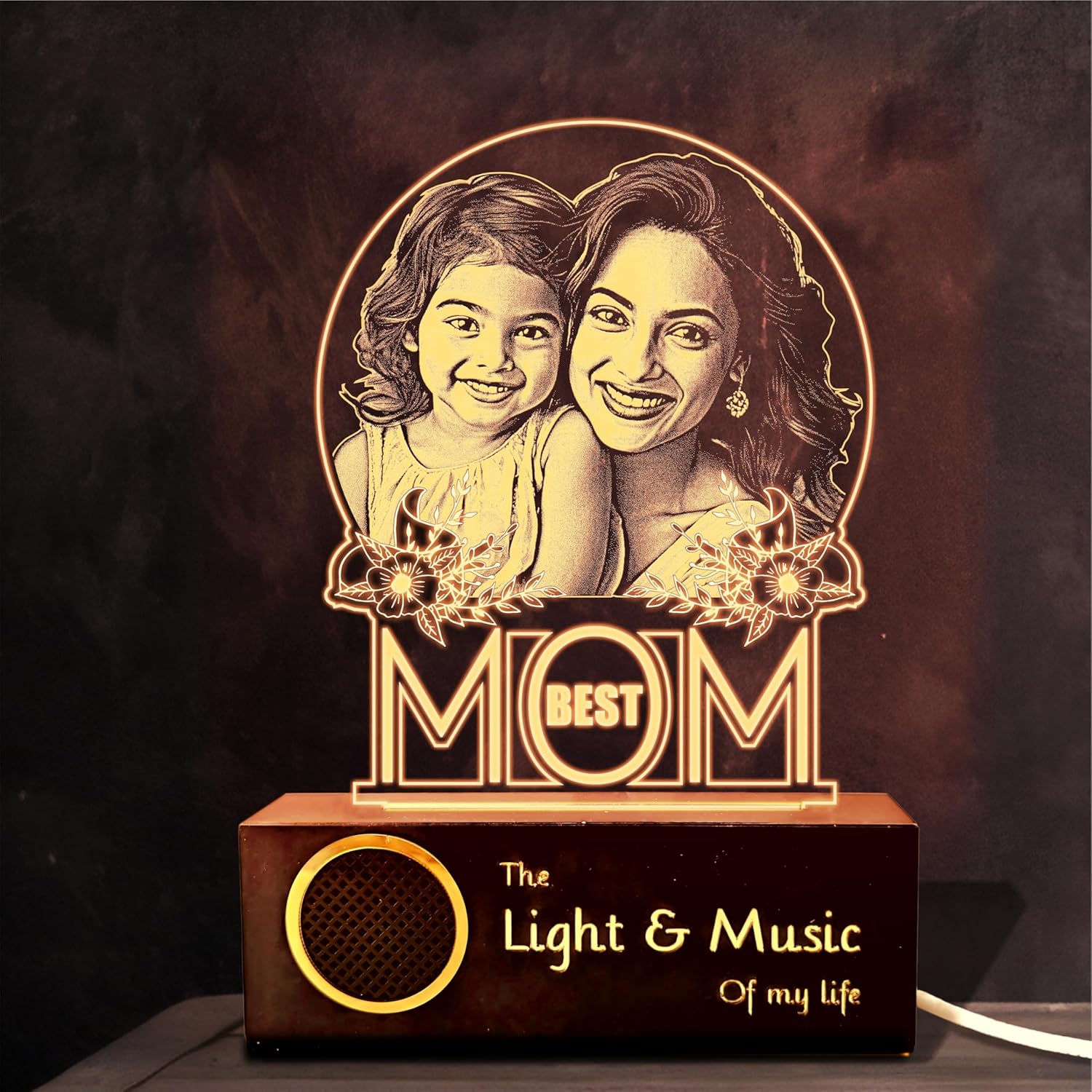 Best MOM – Personalized Acrylic Photo Lamp
