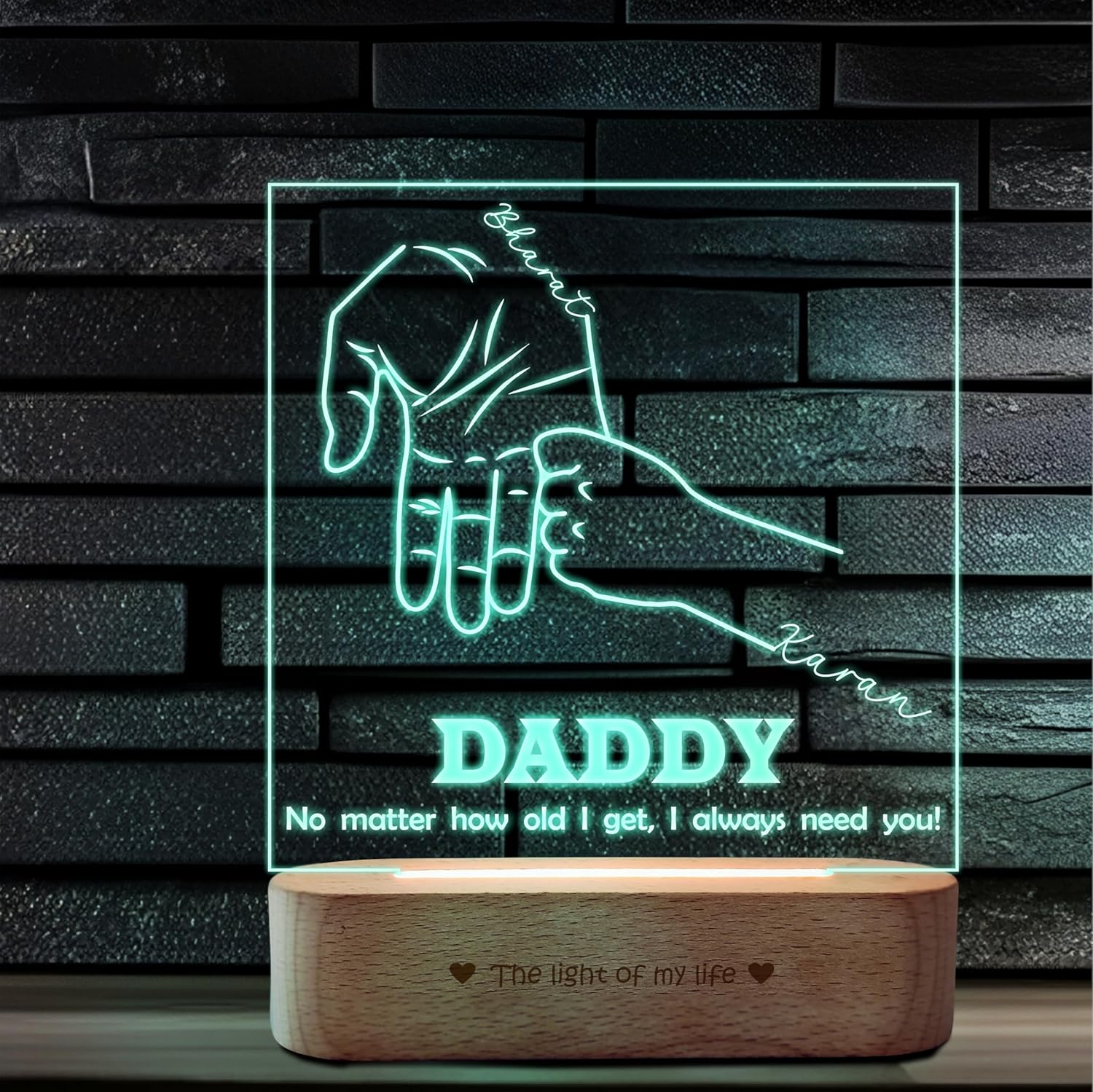 Nurturing Light: Father's Day Lamp