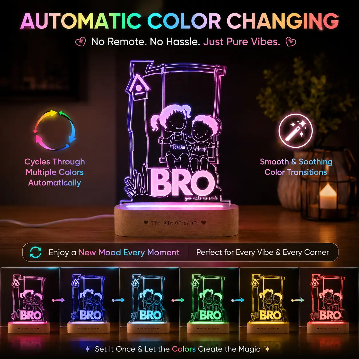 Raksha bandhan gift for brother - Bro Lamp