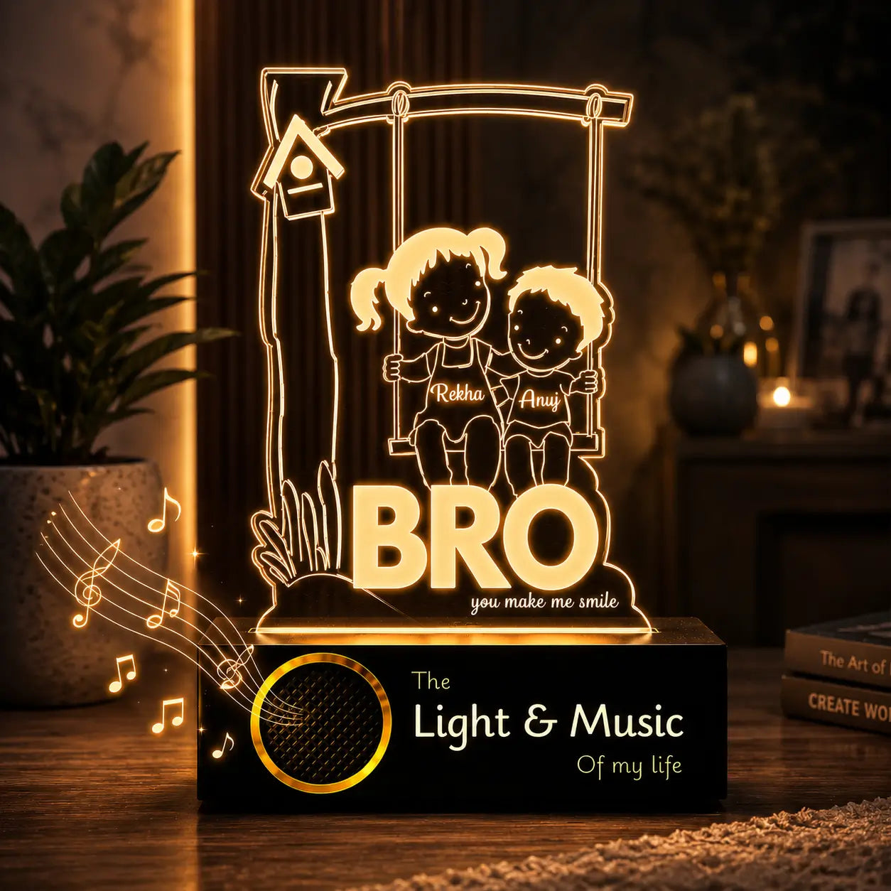 Raksha bandhan gift for brother - Bro Lamp