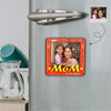 Make Her Smile Every Day – Custom Photo 4x3 Mother's Day Fridge Magnet | Personalized Gift for Mom