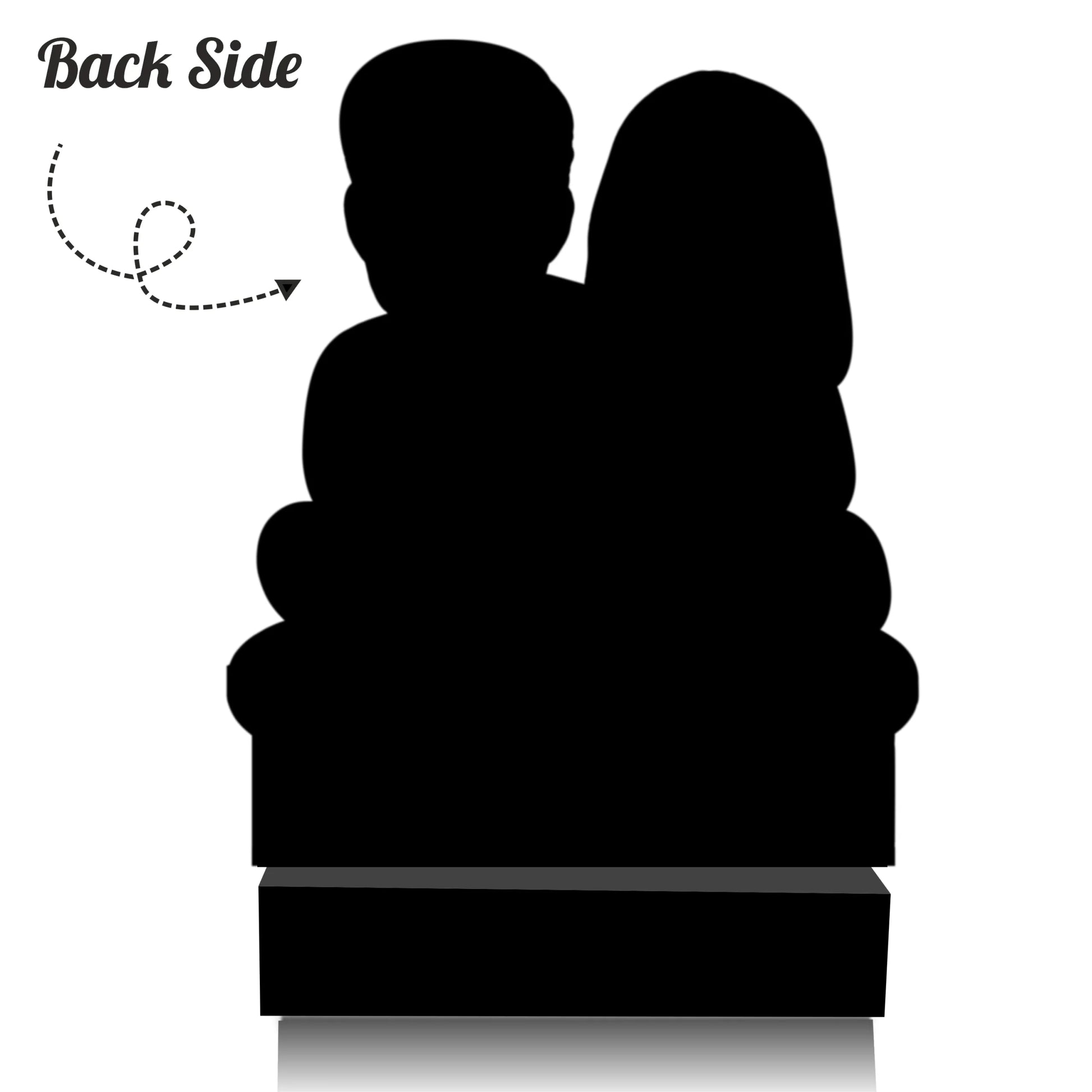 Rakhi Rituals – Personalized Brother-Sister Caricature | Custom Photo Rakhi Gift Standee (7x4") – MDF & Acrylic