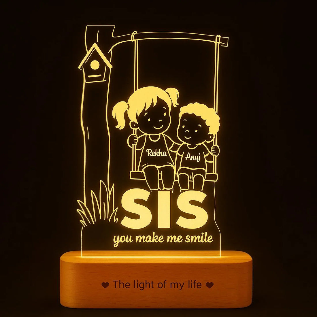 Sister Love - Glowing Lamp