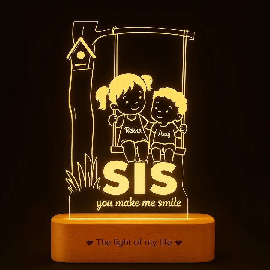 Sister Love - Glowing Lamp