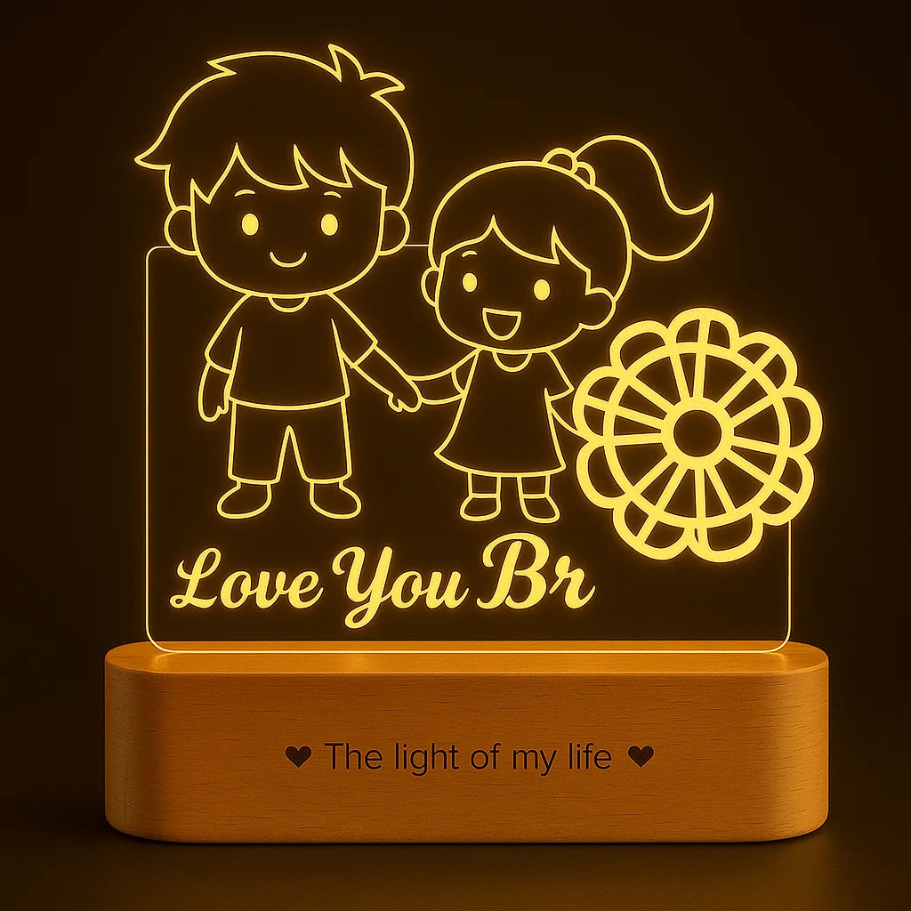 Bondlit - Brother Sister Rakhi Lamp