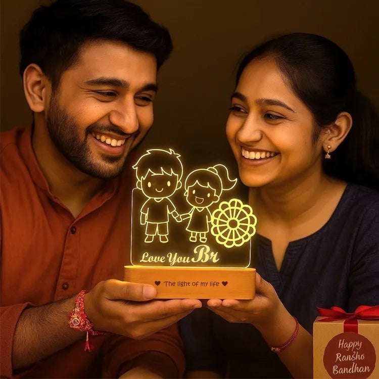 Bondlit - Brother Sister Rakhi Lamp