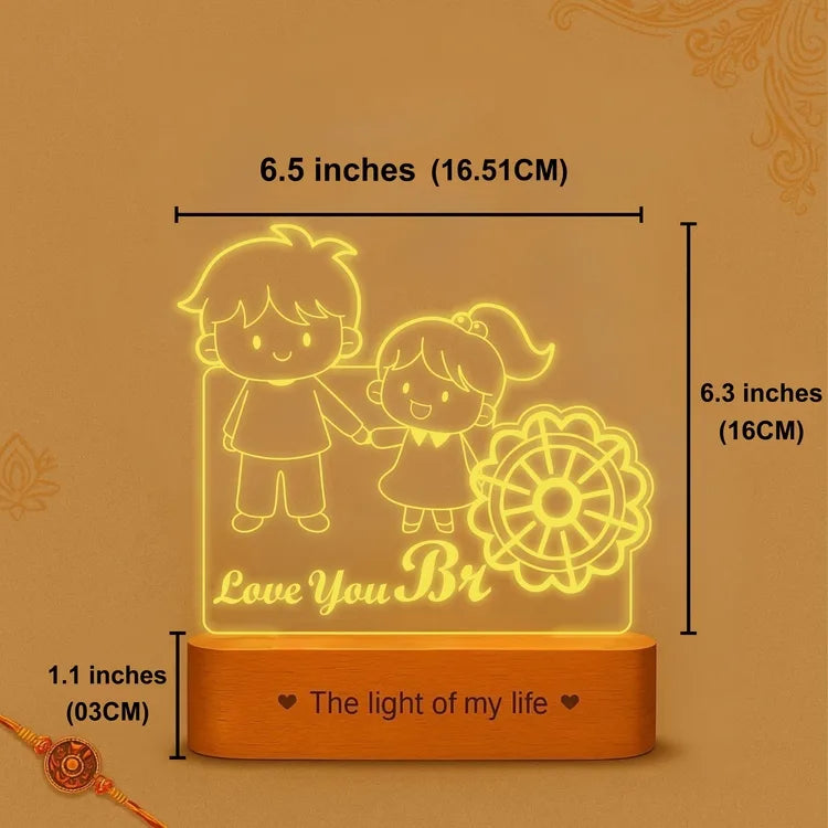 Bondlit - Brother Sister Rakhi Lamp
