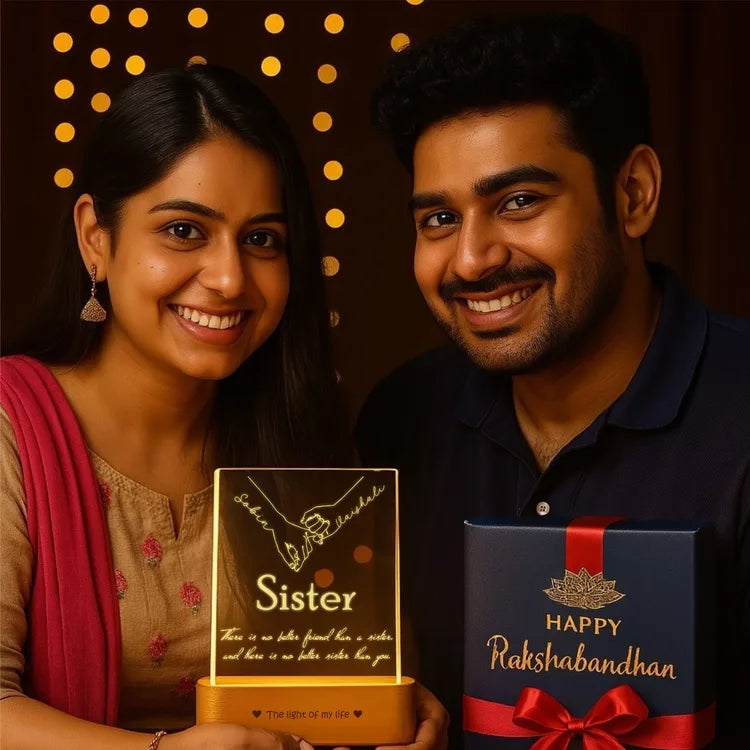 Sisterlove lamp - Birthday gift for sisters