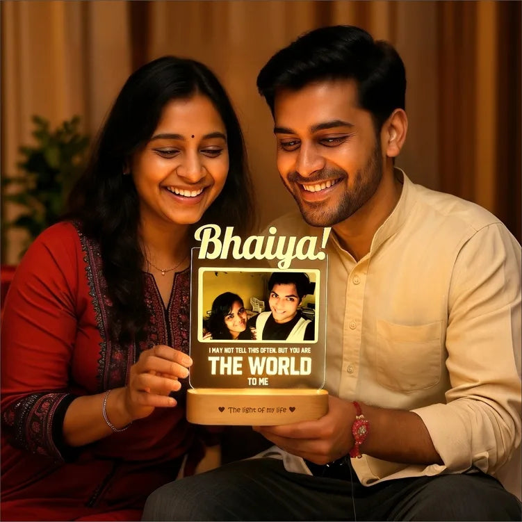 Shine On, Bhaiya - A Photo Gift For Brother