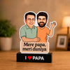 Mere Papa, Meri Duniya – Personalized Caricature Gift for Dad from Son
