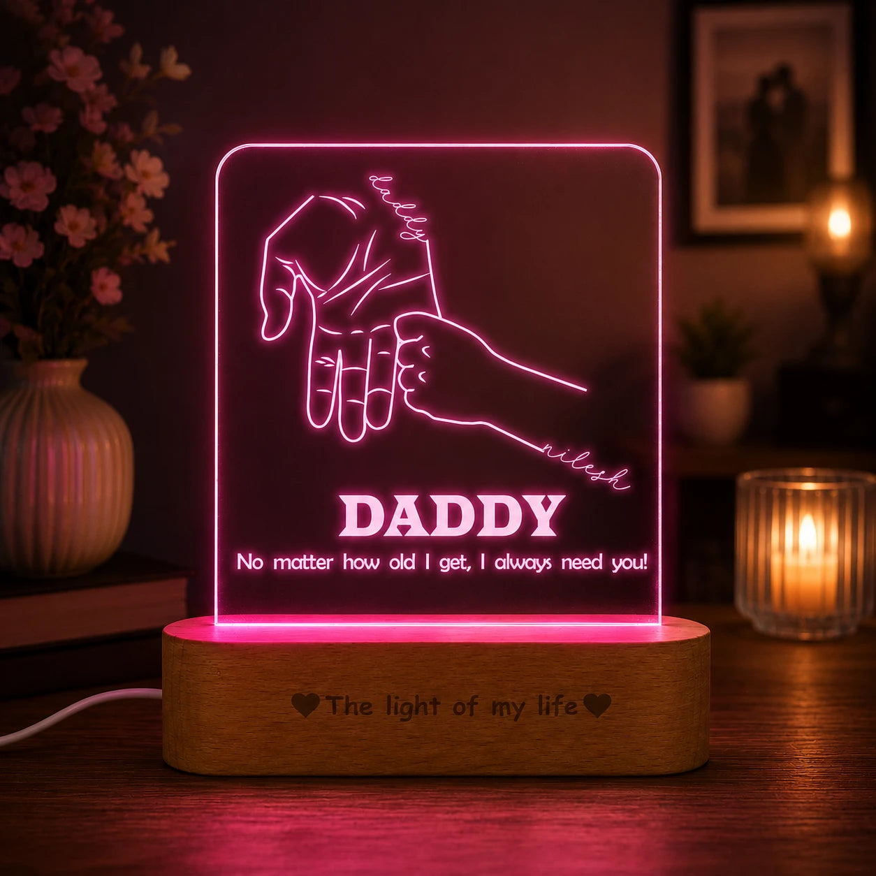 Nurturing Light: Father's Day Lamp