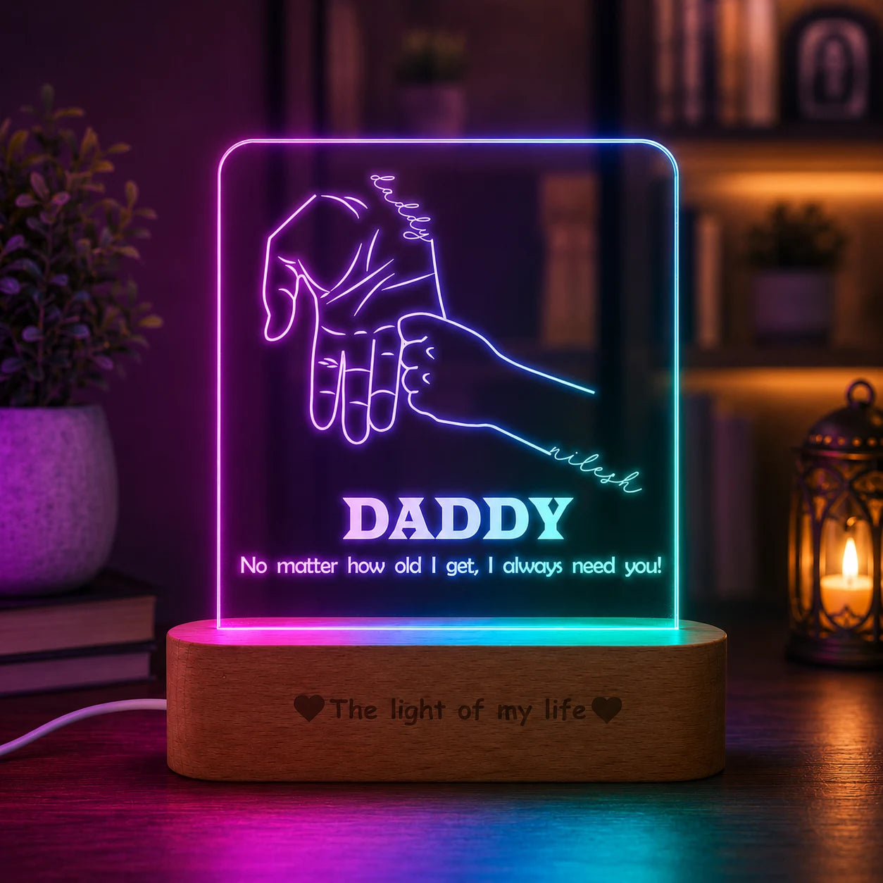 Nurturing Light: Father's Day Lamp