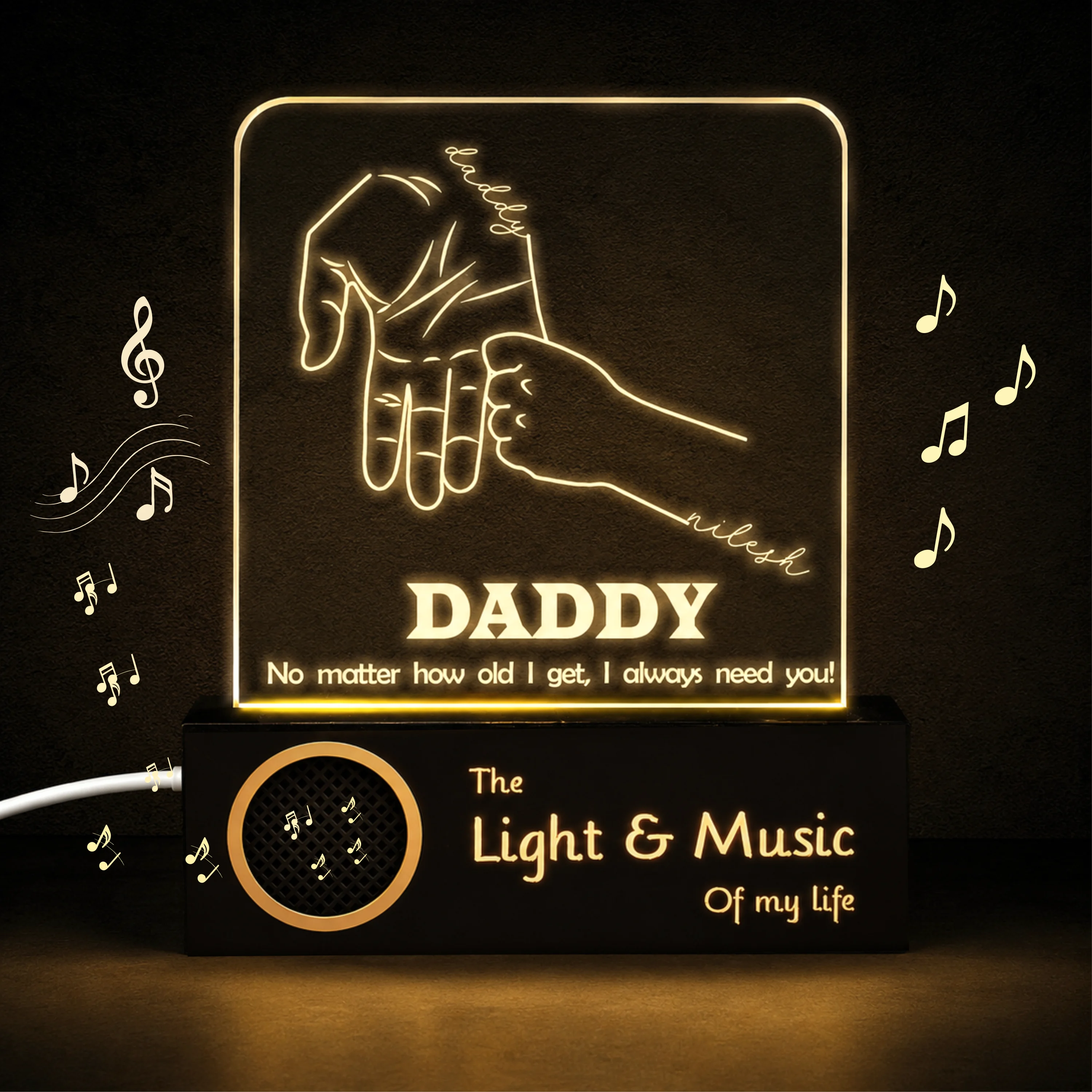 Nurturing Light: Father's Day Lamp
