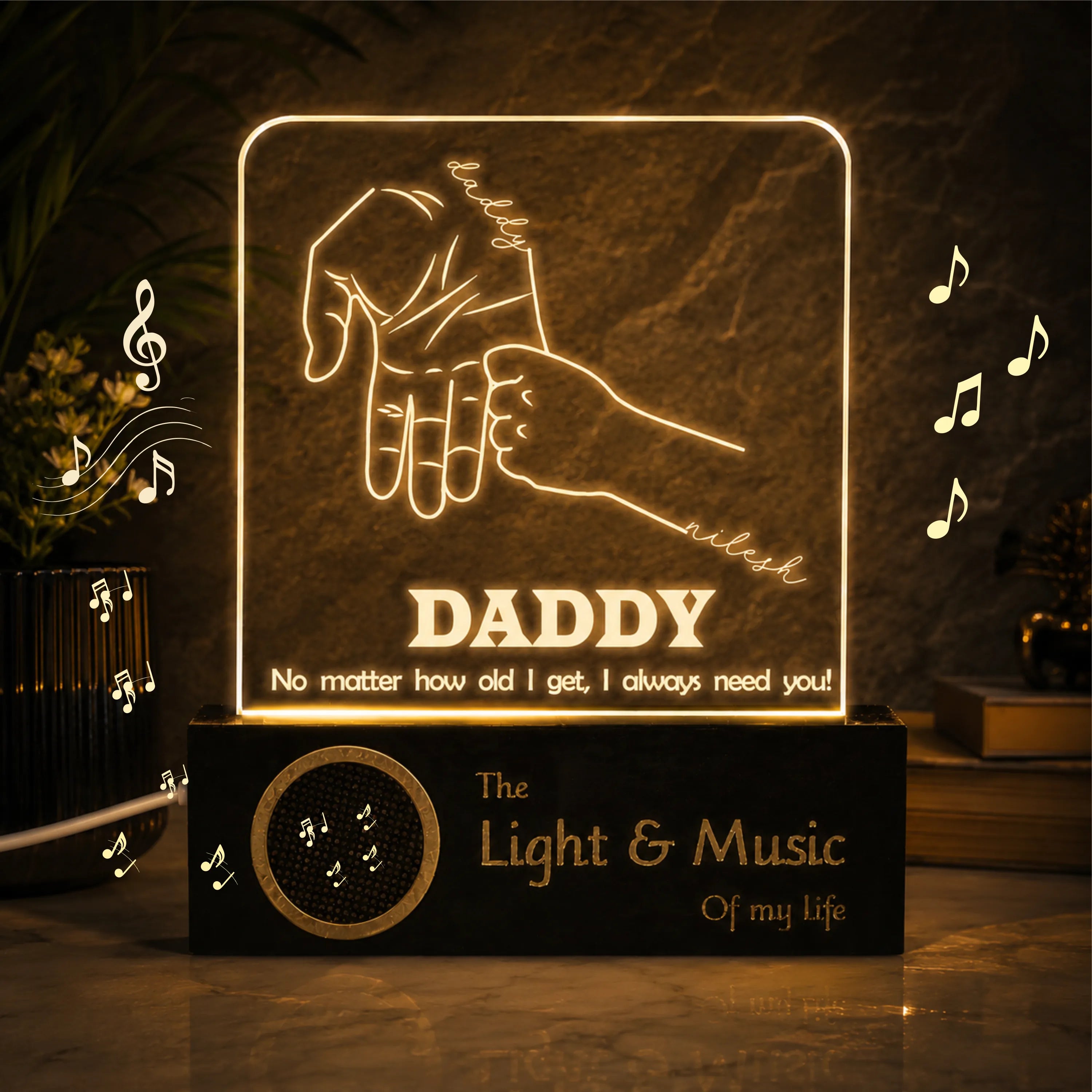 Nurturing Light: Father's Day Lamp