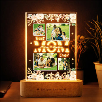 Personalized Photo Lamp for Mom – Family Memories in Light