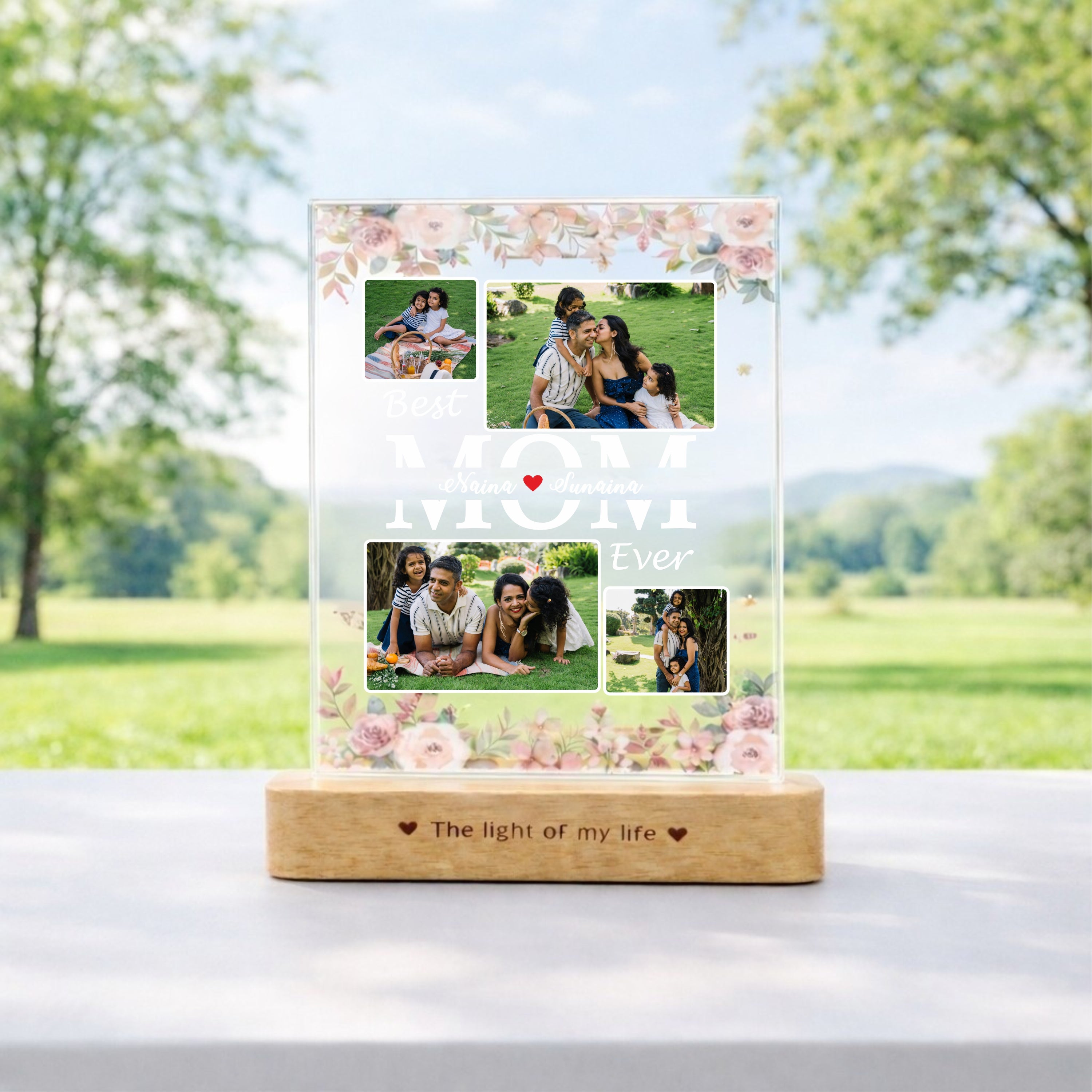 Personalized Photo Lamp for Mom – Family Memories in Light