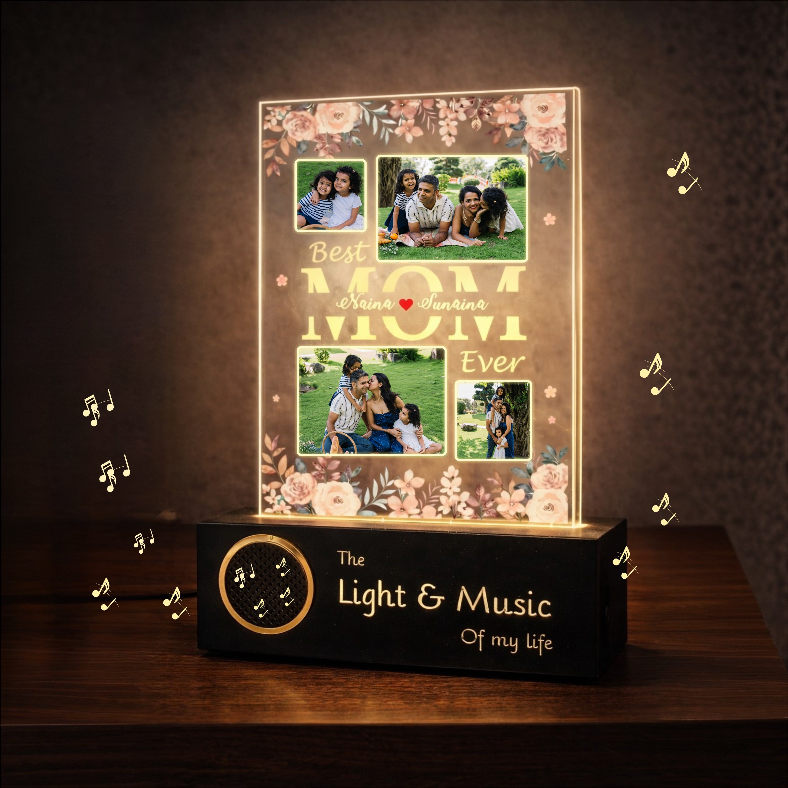 Personalized Photo Lamp for Mom – Family Memories in Light