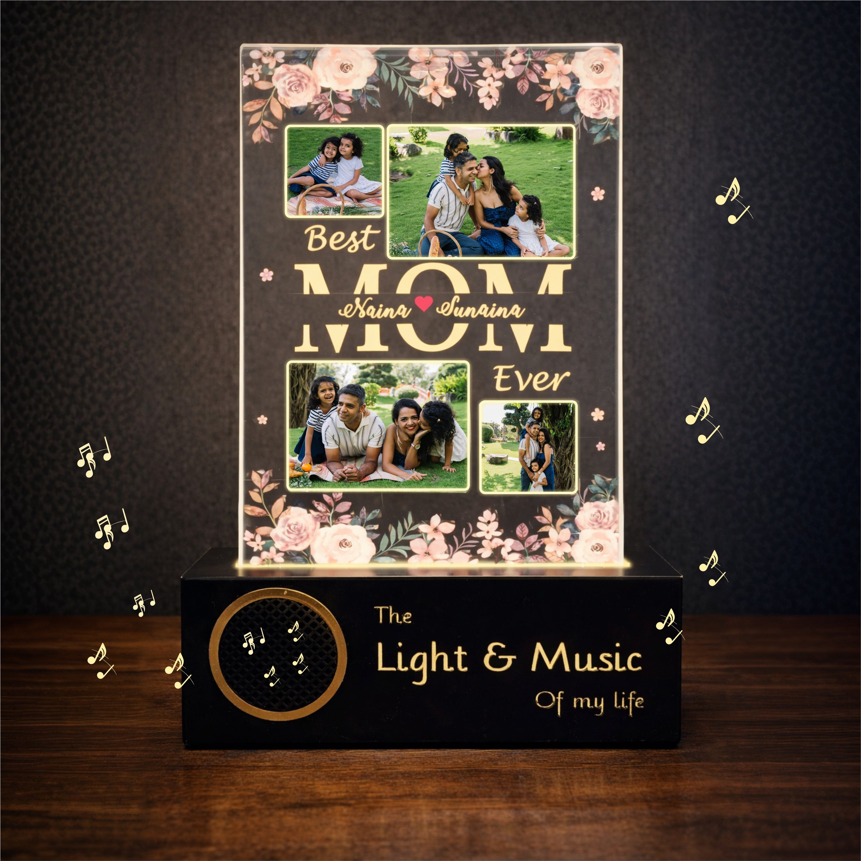 Personalized Photo Lamp for Mom – Family Memories in Light