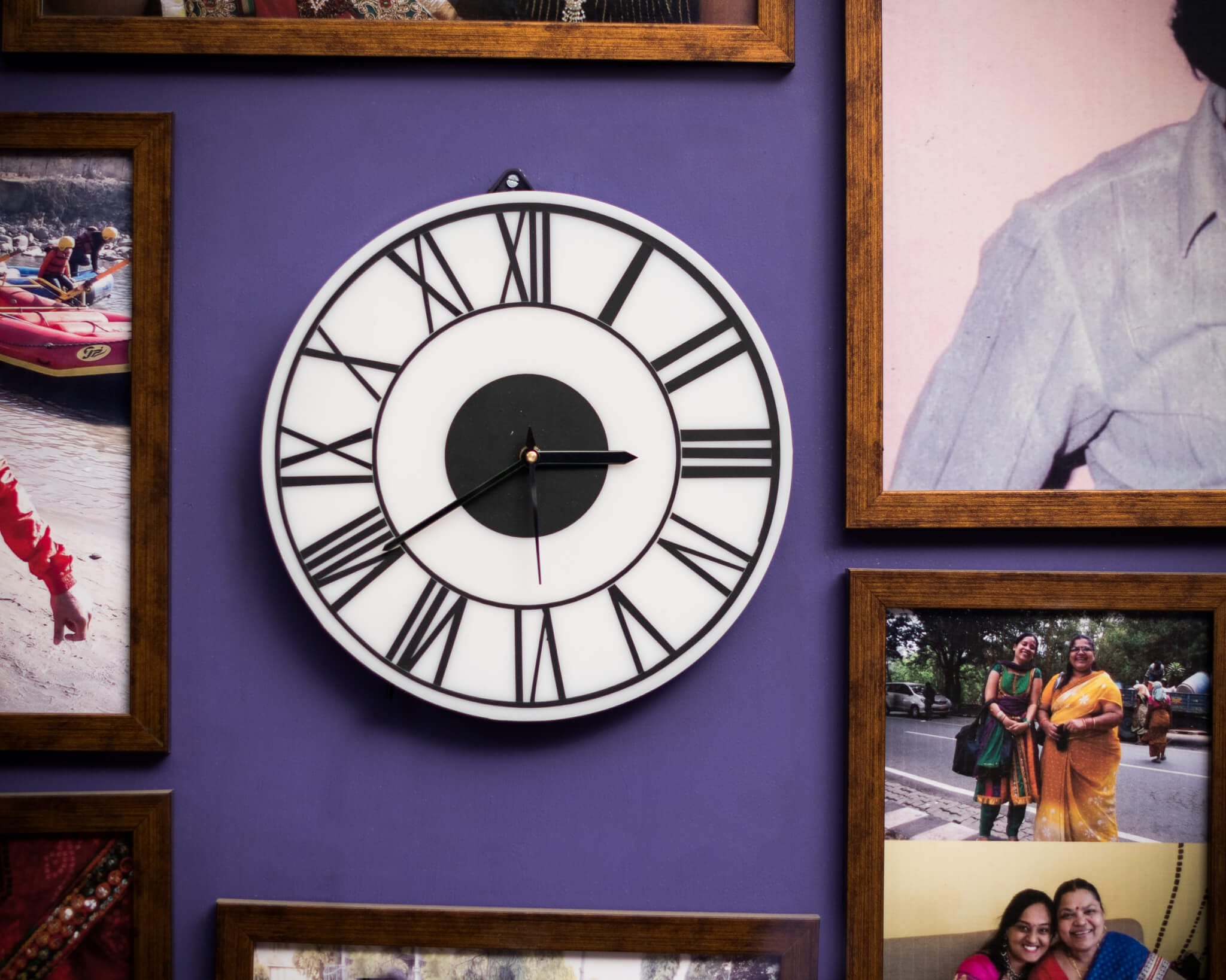 Times of Radiance - A back lit wall clock