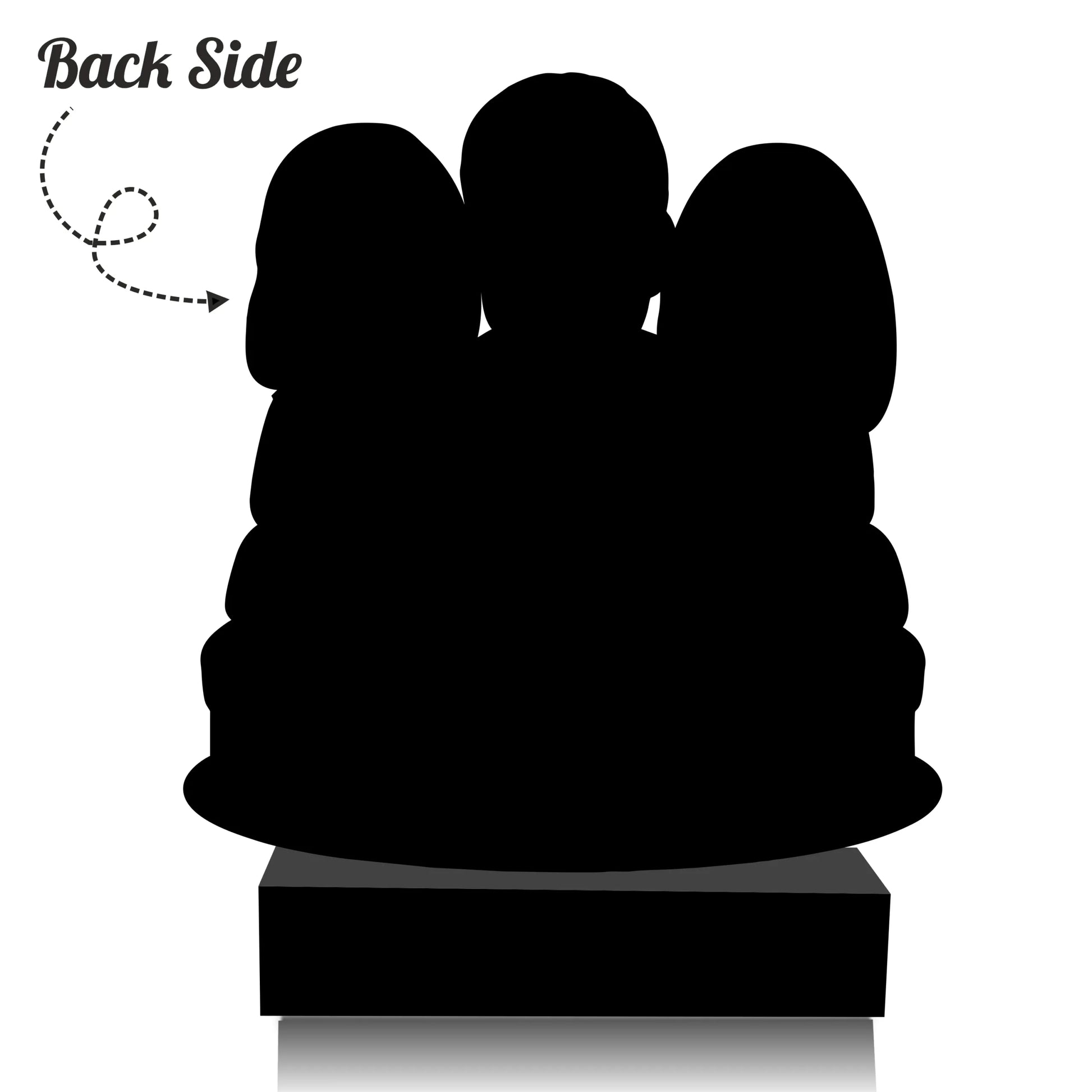 Two Rakhis, One Wallet – Rakhi Gift for Brother from Two Sisters India | Personalized Caricature Standee (7x6")