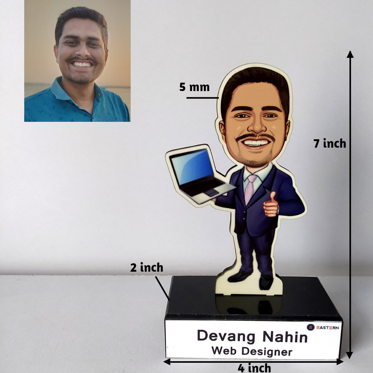 IT Personalized caricature standee - Corporate gift