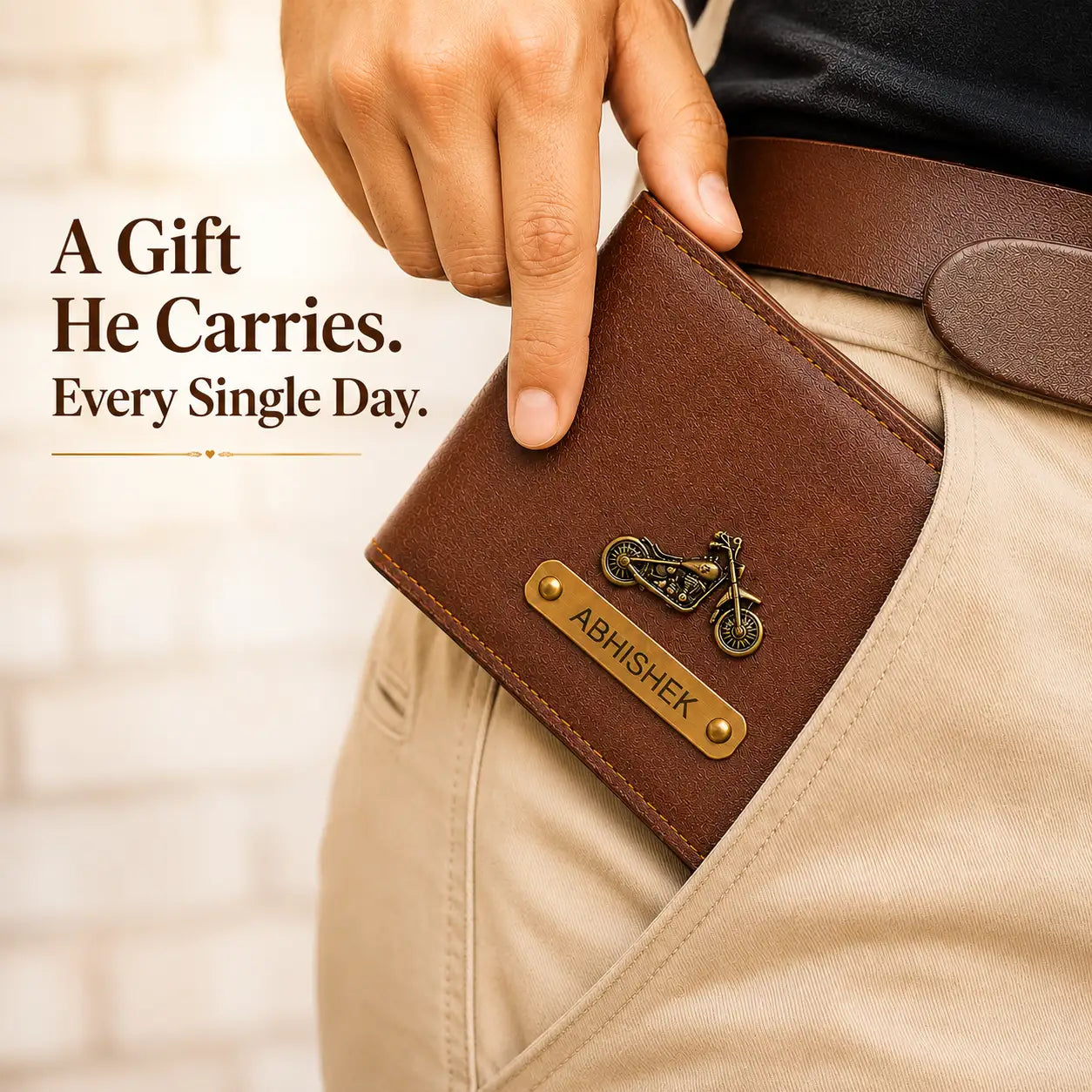 Personalized Couple Gift Set | Wallet, Sling Bag & Custom Caricature