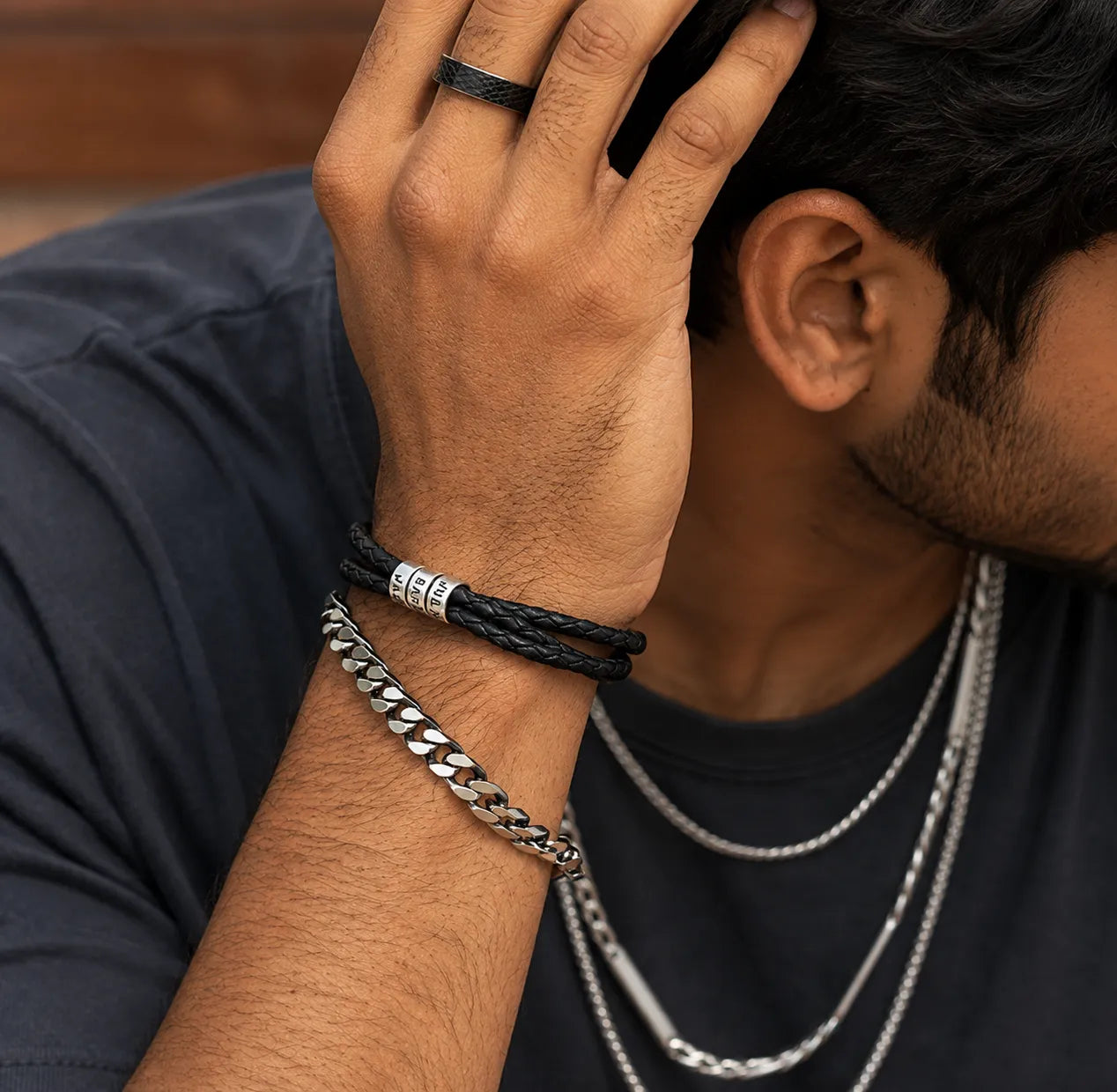 Inner Circle | Personalized Family Name Bracelet for Men