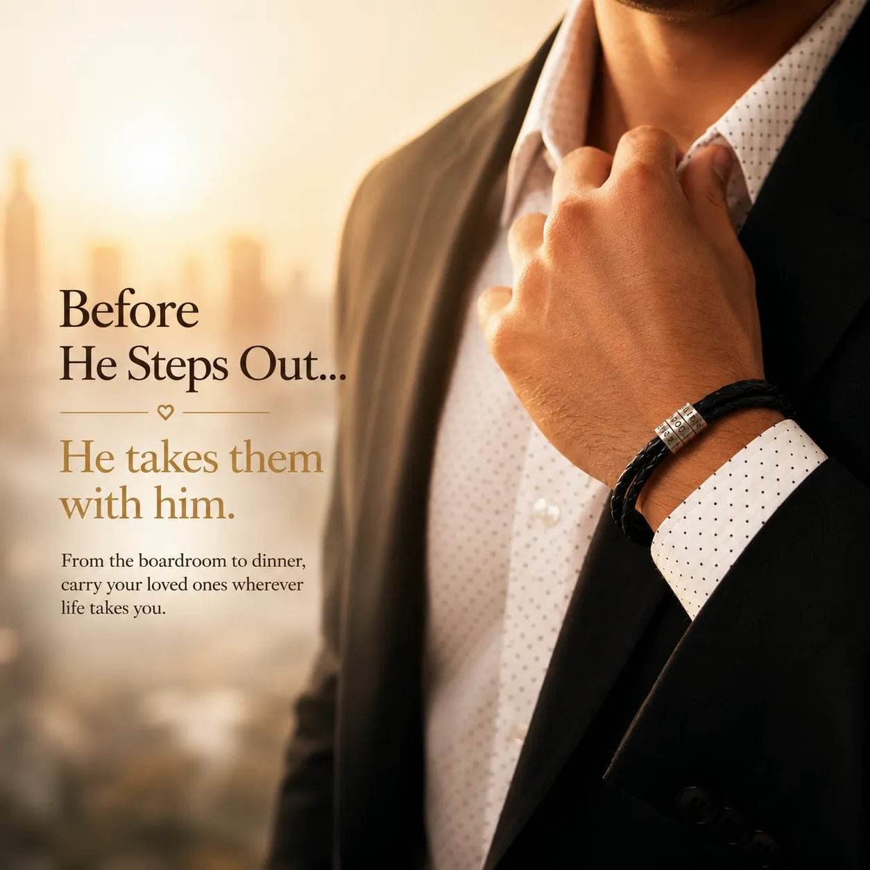 Inner Circle | Personalized Family Name Bracelet for Men