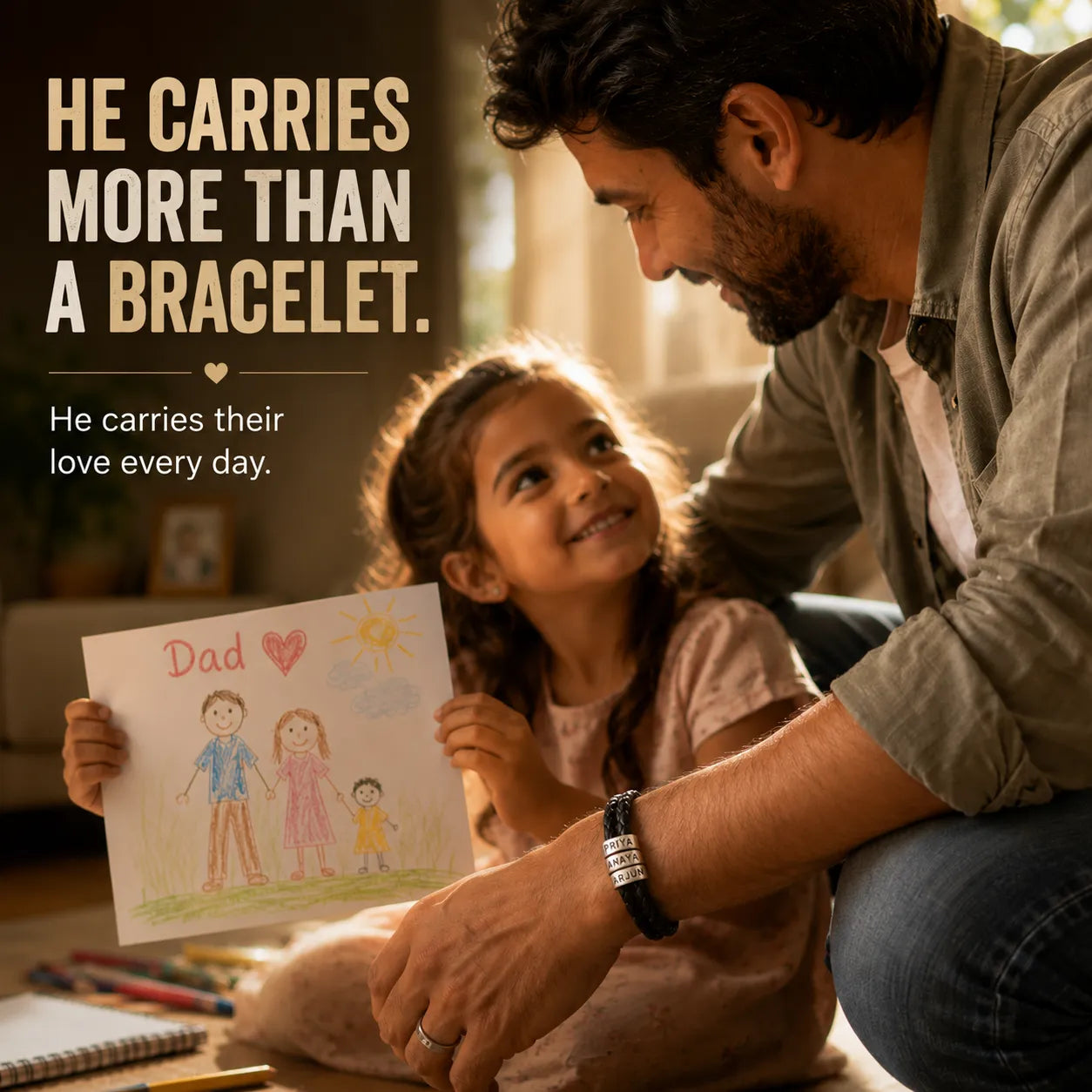 Inner Circle | Personalized Family Name Bracelet for Men