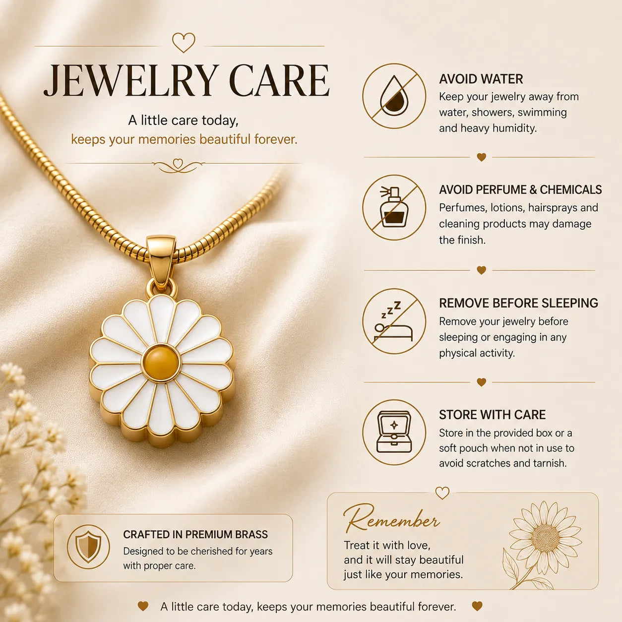 Hidden Bloom -  Personalized Photo Necklace | Custom Daisy Locket Gift for Wife & Girlfriend
