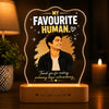 Personalized Boyfriend Photo Lamp | Romantic Gift for Boyfriend, Husband & Gift for Him | UV Printed Acrylic LED Lamp