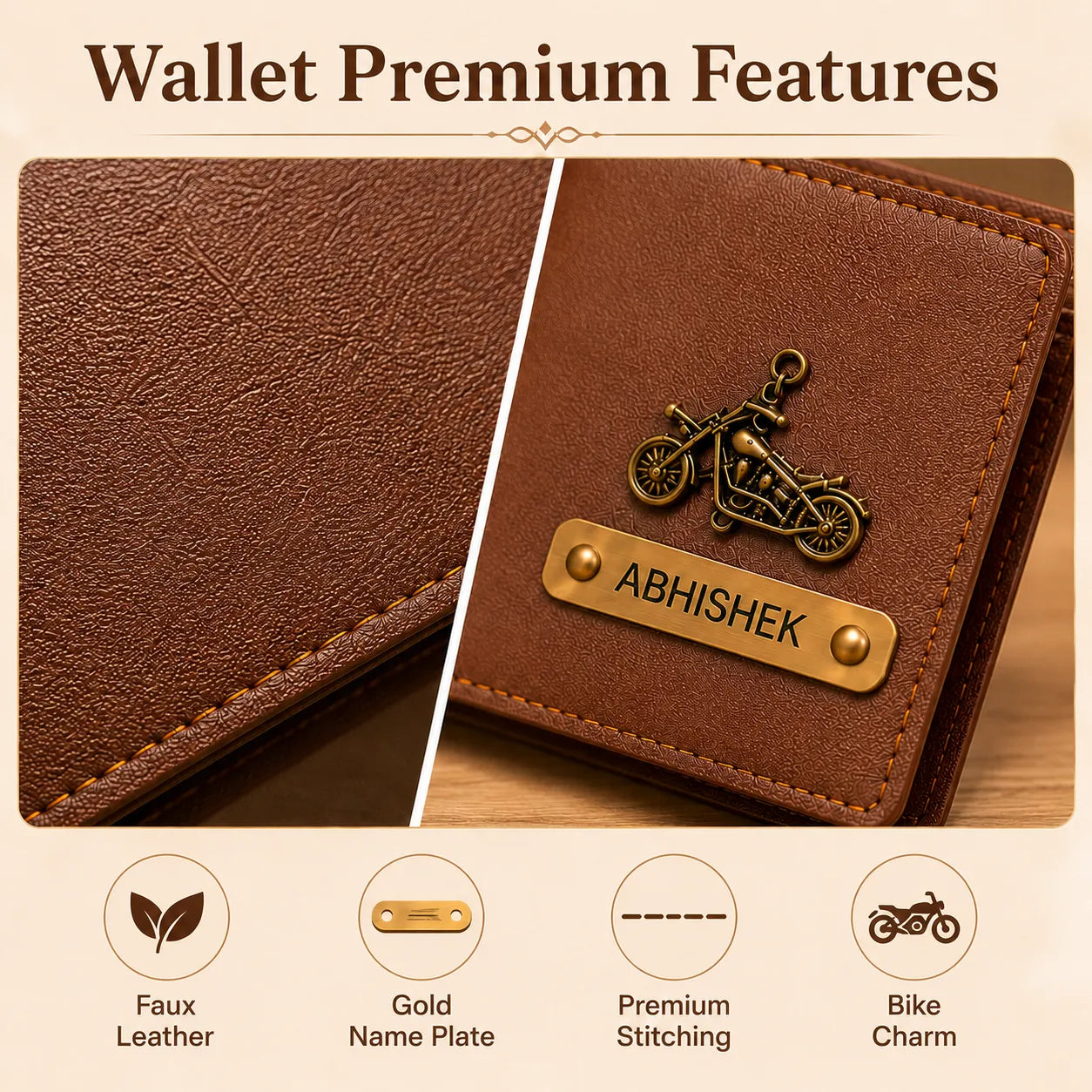 Brother Rakhi Gift - Customized Caricature & Wallet