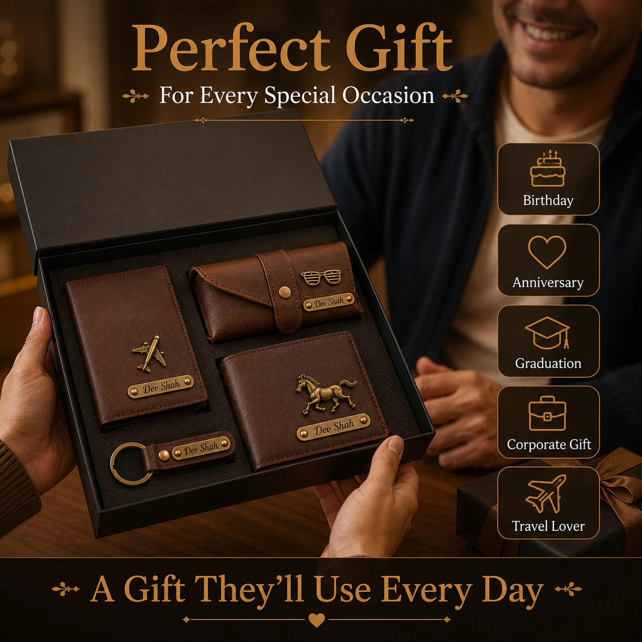 Box for him - Custom Gift for Men