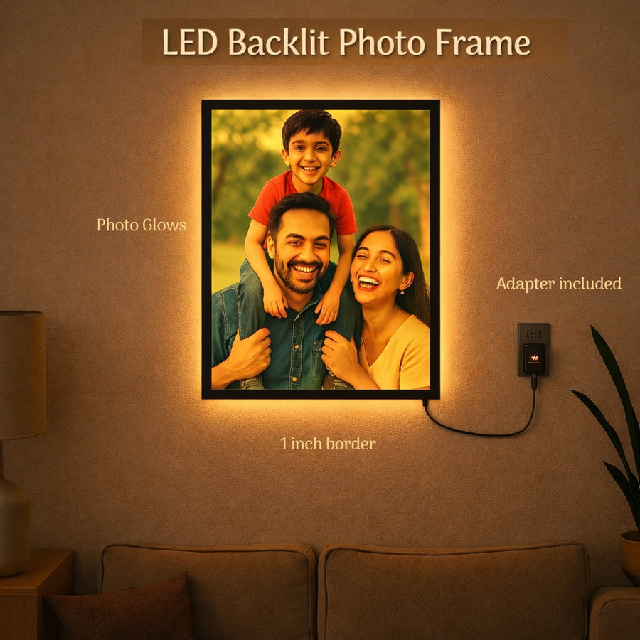 Acrylic Photo Frame for Wall – Super Glossy Family Photo Frame