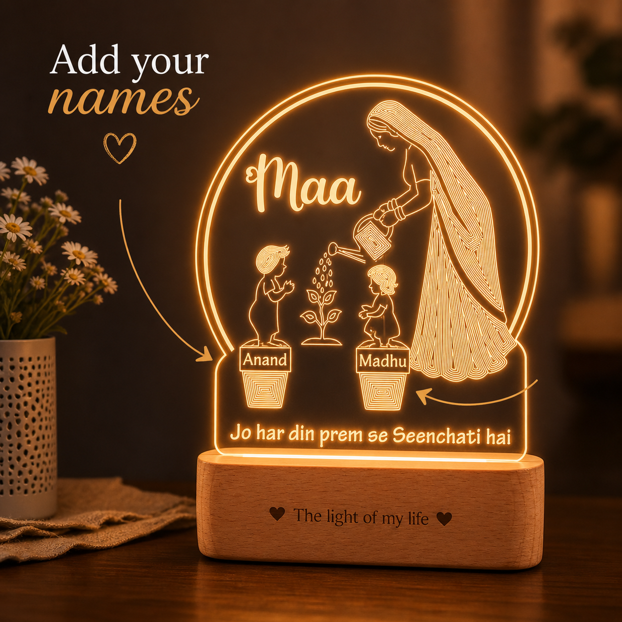 Mom – The One Who Makes Life Bloom | Creative Gift for Mom
